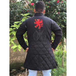 Gambeson Embroidered Rampant Griffin , Costumes Suit, Armor SCA Larp and jacket armor, padded armor, long sleeve gambeson Christmas gift - Image 5