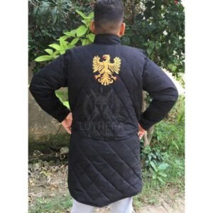 New Golden Falcon Embroidered Gambeson, Costumes Suit , Armor SCA Larp, jacket armor, padded armor, long sleeve gambeson | Christmas gift