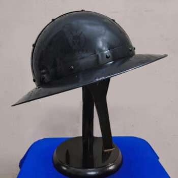 Medieval Kettle Helmet 18 Gauge Steel War Hat Battle Ready Armor