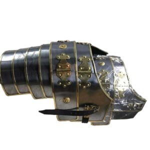 Roman Lorica Segmentata only Shoulders Armor Brass Trimmed