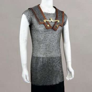 Stainless Steel Chainmail Lorica Hamata 9MM Flat Ring Riveted Every Ring