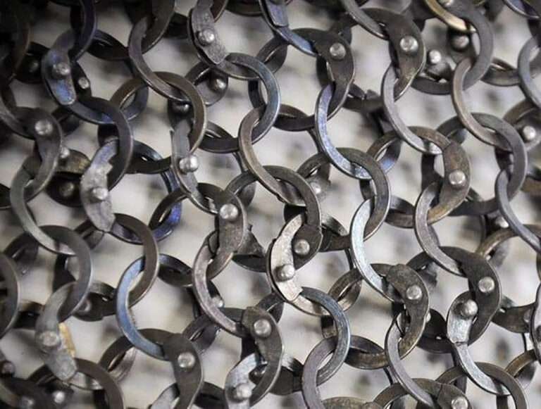 Titanium Chainmail Coif 9MM Flat Rings Riveted