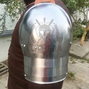 Simple XIV Century Medieval Pauldrons arm | Steel Pauldrons | pauldrons sca armor steel armor medieval SCA Larp | Christmas gift