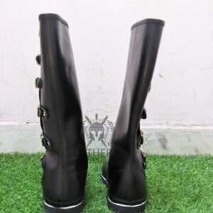 Knee Length Medieval Leather Boots