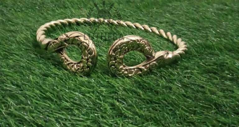 Brass Celtic Torc
