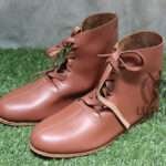 Roman Leather Boots, Brown