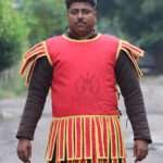 Roman Subarmalis Cotton Fabric Red Color