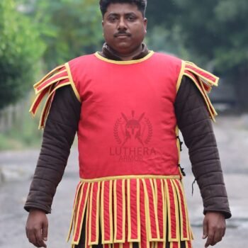 Roman Subarmalis Cotton Fabric Red Color