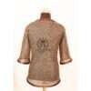 Chainmail shirt, 10mm - 16 Gauge Flat Ring with Solid Ring Dome Riveted front open Dark Gray Aluminum - Image 2