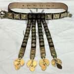 Roman Cingulum Belt - Brown Leather with Brass