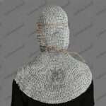Chainmail Coif with covered face (3)
