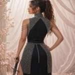 Lady Valor Chainmail Top & Skirt Set (2)