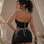 Siren Chainmail Top & Skirt Set – Aluminum 10MM Butted Ring Renfaire Cosplay Costume (3)