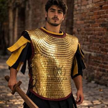 Brass Scale Lorica Squamata Roman Empire Scale armor