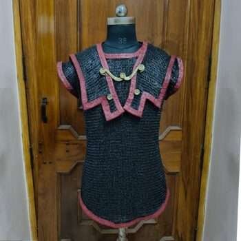 Chainmail Lorica Hamata – 8MM Flat Rings Riveted Alternating Solid Rings