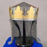 King arthur monty python helmet with Butted Aventail