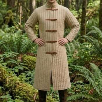 Renaissance Gambeson Jacket for Men Medieval Padded Knight Costume