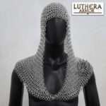 Butted Chainmail Coif 10MM 16 Gauge Aluminium Ren Faire