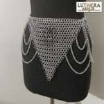Aluminium Chainmail Skirt 10MM Butted Belly Dance Cosplay Costume