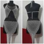 Light Weight Chainmail Top & Skirt Set For Cosplay Outfit