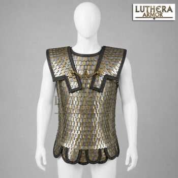 Roman Brass Lorica Squamata Armor Mixed Tinned Scales