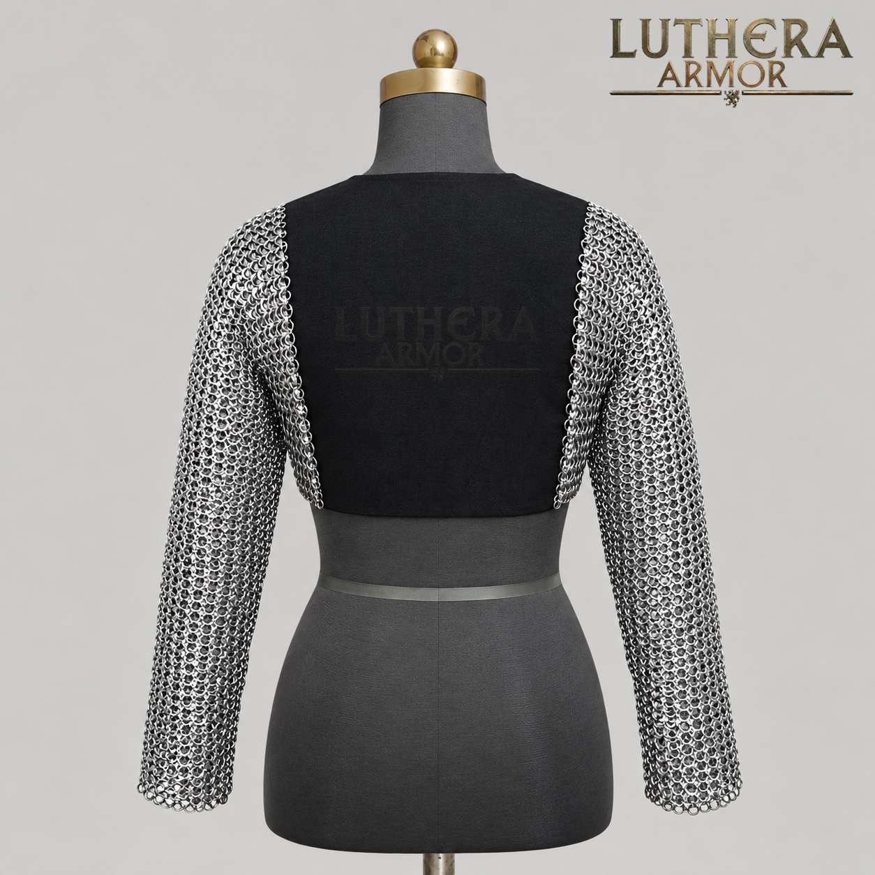 Medieval Chainmail Bodice Display1