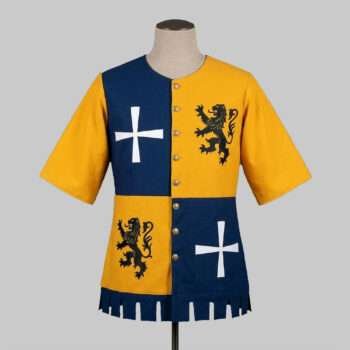 Medieval Cotton Tabard For Ren Faire Costume